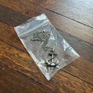 Silver Anchor Pendant